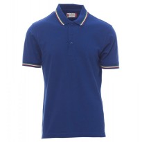 Polo unisexe ITALIE à manches courtes avec Tricolore en contraste - Payper AY 7434