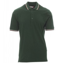 Polo unisexe ITALIE à manches courtes avec Tricolore en contraste - Payper AY 7434