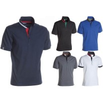 Polo Homme Memphis Manches Courtes avec Bande de Renfort...