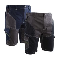Bermuda de travail à poches multiples, coupe slim stretch, P&P Loyal Jump JMP12536