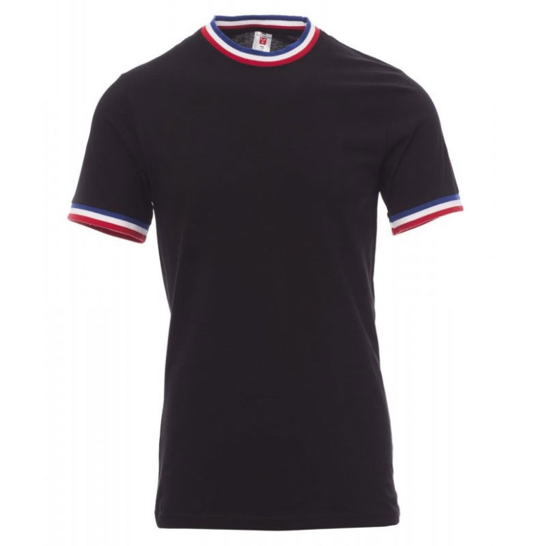 T-shirt Col Rond à Manches Courtes en Coton...