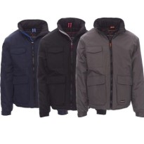 Veste de travail polyvalente à capuche repliable avec...