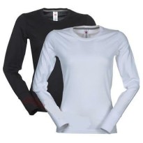 T-shirt Col Rond à Manches Longues en Coton pour Femmes Pineta - Payper AY 7501