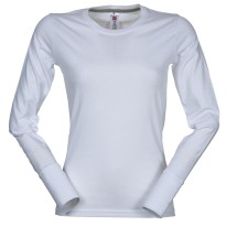 T-shirt Col Rond à Manches Longues en Coton pour Femmes Pineta - Payper AY 7501