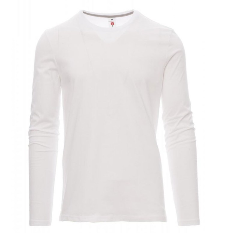 T-shirt Col Rond à Manches Longues en Coton...