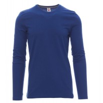 T-shirt Col Rond à Manches Longues en Coton Pineta - Payper AY 7500