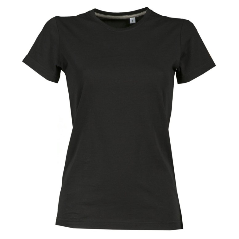 T-shirt Col Rond à Manches Courtes en 100 %...