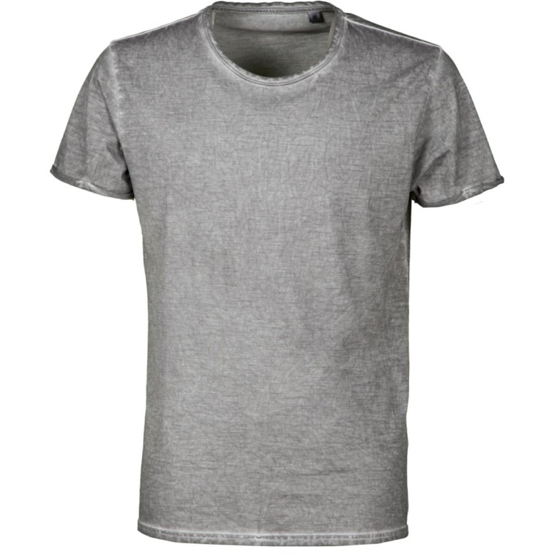 T-shirt Col Rond à Manches Courtes en 100 %...