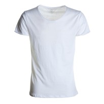 T-shirt Col Rond Manches Courtes en 100 % Coton Sound+ -...