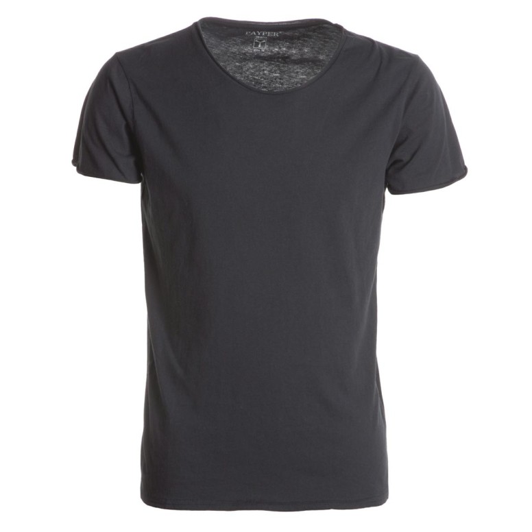 T-shirt Col Rond Manches Courtes en 100 % Coton...