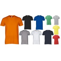 T-shirt Col Rond à Manches Courtes en 100 % Coton Print - Payper AY 7450