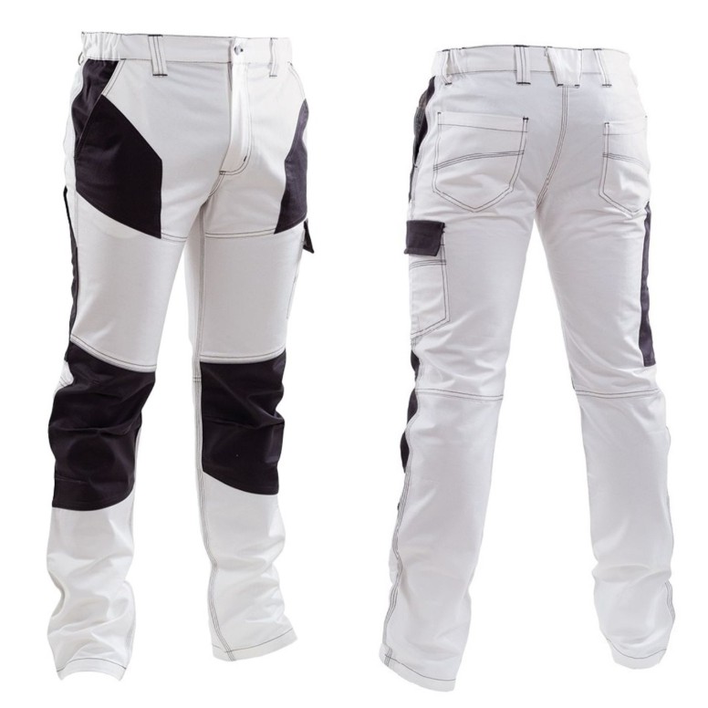 Pantalon de travail à poches multiples en...