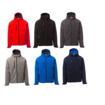 Veste de travail en softshell stretch à poches multiples...