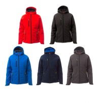 Veste de travail Softshell Stretch à poches multiples...