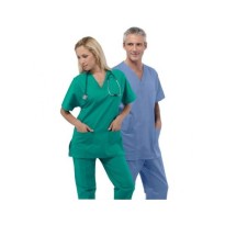 10 pièces - Blouse unisexe 100 % coton Step One Siggi 01CS0035/07-0028
