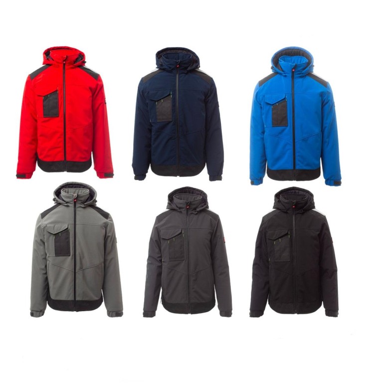 Veste de travail en softshell stretch à poches...