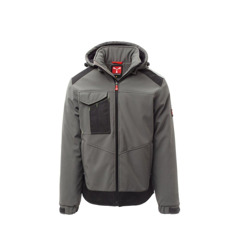 Veste de travail en softshell stretch à poches...
