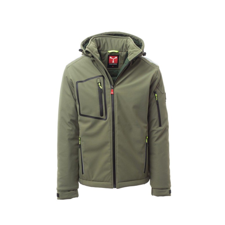 Veste de travail Softshell Stretch à poches...