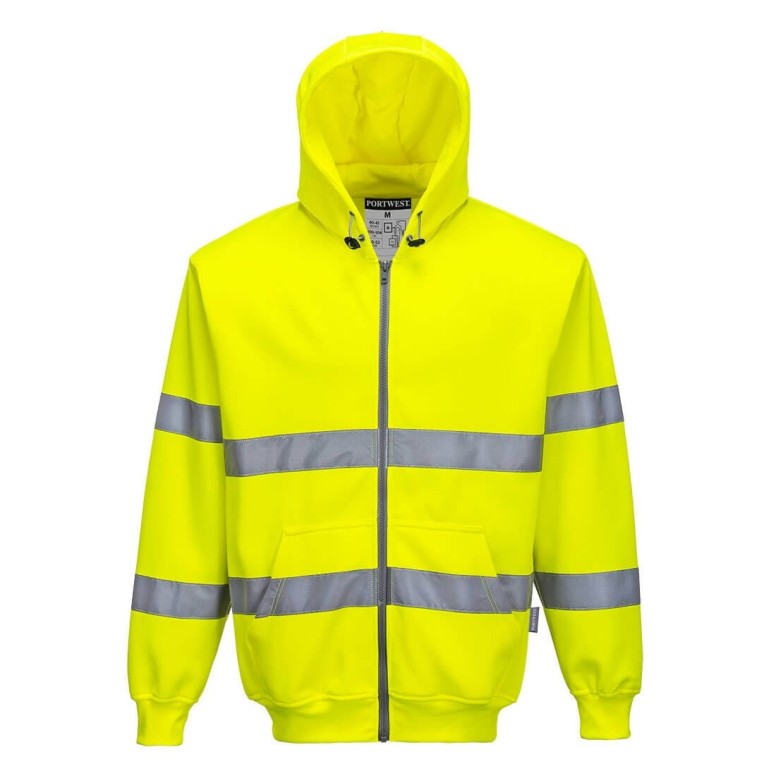 Sweat à capuche de travail avec fermeture...