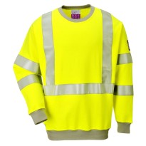 Sweat de travail ignifuge antistatique haute visibilité Portwest FR72