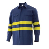 Chemise de travail Haute Visibilité Ignifuge Antistatique...