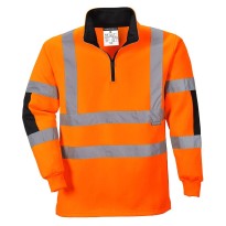 Sweat de travail Rugby Xenon haute visibilité Portwest B308