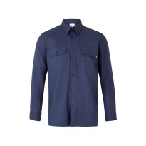Chemise à manches longues de travail en 100% coton multipoches Velilla 533