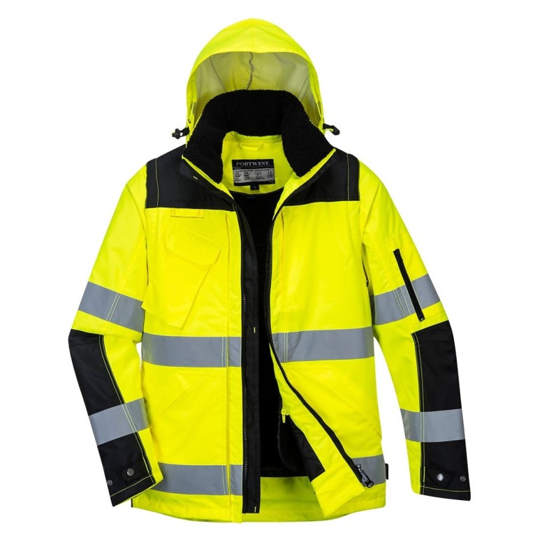 Veste de travail 3 en 1 Pro haute visibilité...
