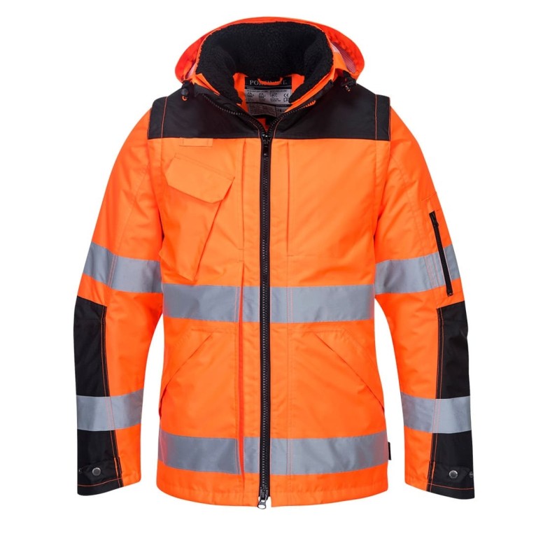 Veste de travail 3 en 1 Pro haute visibilité...