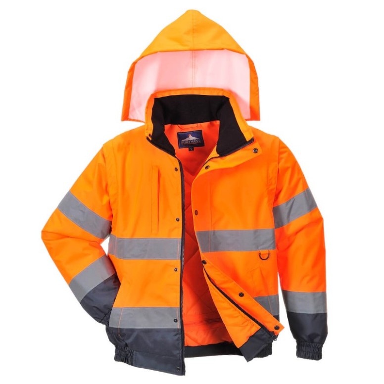Veste de travail 2 en 1 haute visibilité...