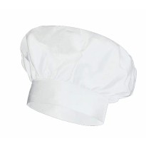Casquette de chef française de travail Velilla VAINILLA