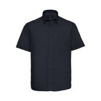 Chemise de travail classique à manches courtes en twill 100% coton Russell - JE917M