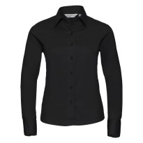 Chemise de travail classique à manches longues en twill pour femmes Russell - JE916F