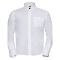 Chemise de travail classique à manches longues en twill Russell - JE916M