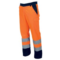 Pantalon bicolore de travail haute visibilité à poches multiples Payper Charter Polar
