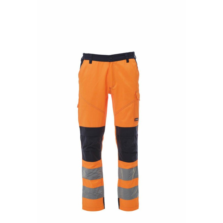 Pantalon bicolore de travail haute visibilité à...