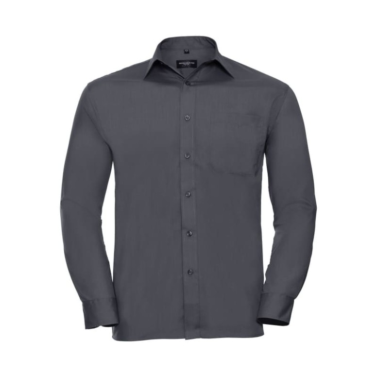 Chemise de travail en polycoton à manches...