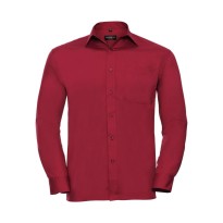 Chemise de travail en polycoton à manches longues Russell - JE934M
