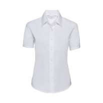 Chemisier de travail Oxford Easy Care à manches courtes pour femmes Russell - JE933F