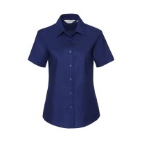 Chemisier de travail Oxford Easy Care à manches courtes pour femmes Russell - JE933F