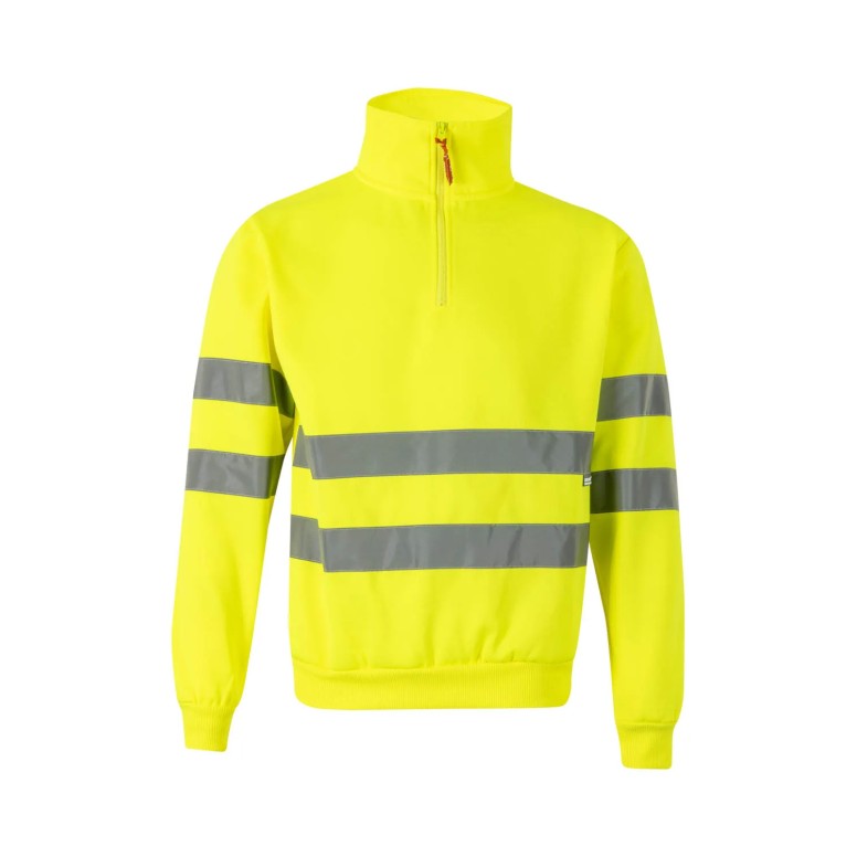 Sweat-shirt à fermeture éclair courte de...