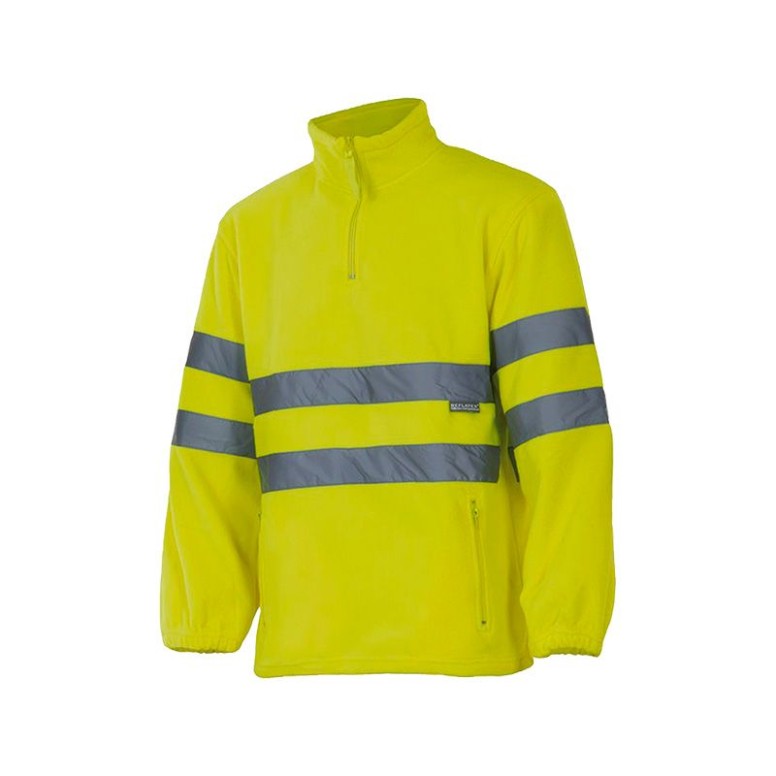 Sweat-shirt à fermeture éclair courte de...