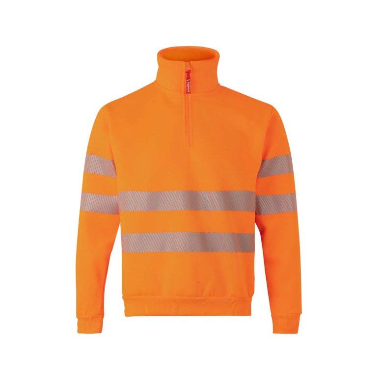 Sweat-shirt à fermeture éclair courte de...