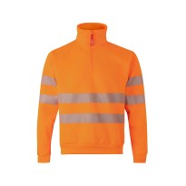 Sweat-shirt à fermeture éclair courte de travail haute visibilité Velilla RS 305704