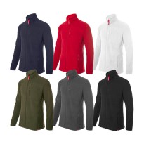 Sweat-shirt à fermeture éclair longue en polaire de...