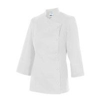 Veste de travail de cuisinier à manches longues Velilla Lady MELISA
