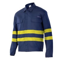 Veste de travail haute visibilité ignifuge antistatique...