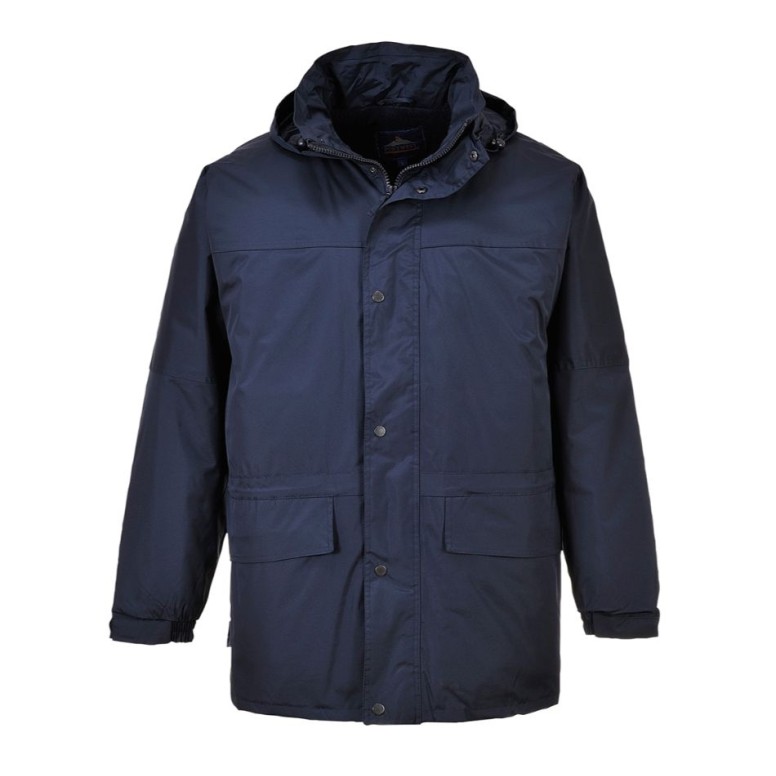 Veste de travail doublée en polaire imperméable...
