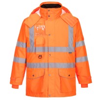 Veste de travail Traffic 7 en 1 RIS haute visibilité...