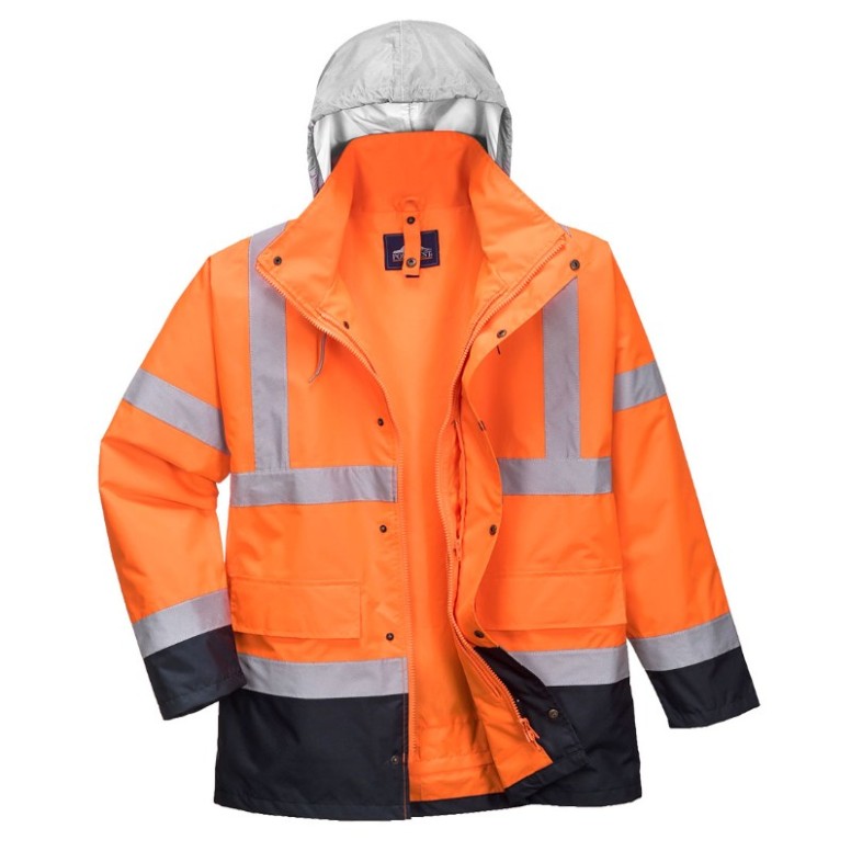 Veste de travail Traffic bicolore 4 en 1 à...